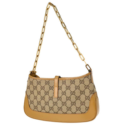 Gucci Brown Canvas GG Jackie Handbag