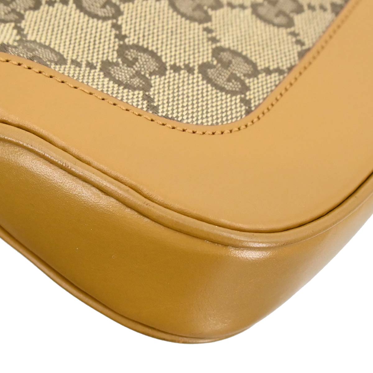 Gucci Brown Canvas GG Jackie Handbag