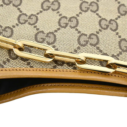 Gucci Brown Canvas GG Jackie Handbag