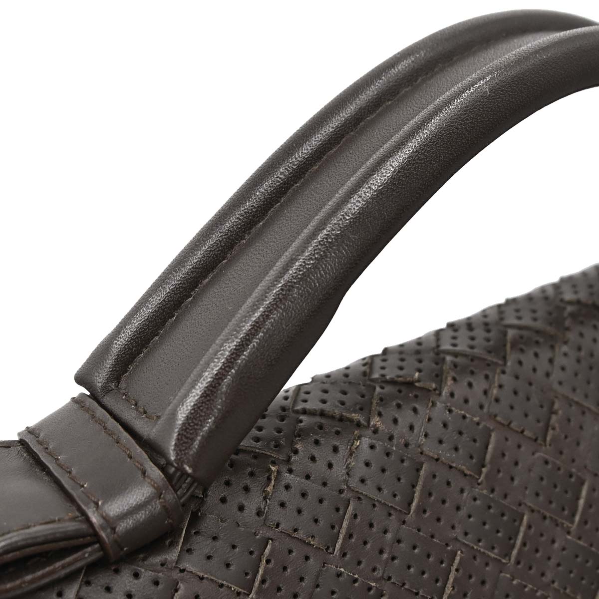 Bottega Veneta Brown Calfskin Intrecciato Briefcase Handbag