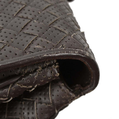 Bottega Veneta Brown Calfskin Intrecciato Briefcase Handbag