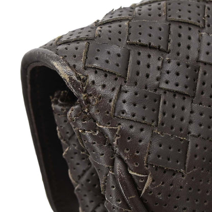 Bottega Veneta Brown Calfskin Intrecciato Briefcase Handbag