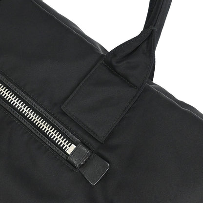 Prada Black Nylon Reversible 2way Shoulder Tote Handbag