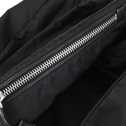 Prada Black Nylon Reversible 2way Shoulder Tote Handbag