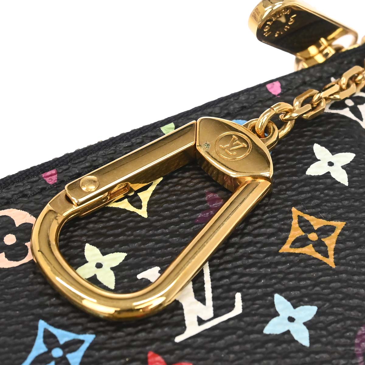 Louis Vuitton Multicolor Pochette Cles Coin Case Wallet M92654