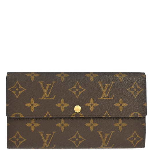 Louis Vuitton Monogram Porte Monnaie Credit Wallet M61725