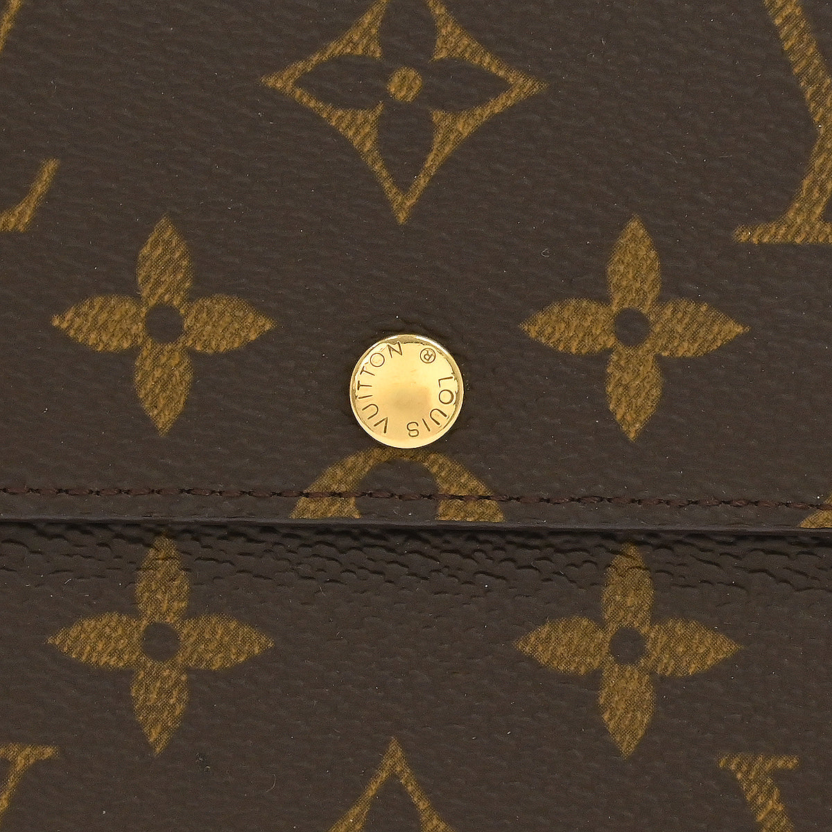 Louis Vuitton Monogram Porte Monnaie Credit Wallet M61725