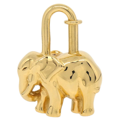 Hermes 1988 Elephant Cadena Gold Small Good