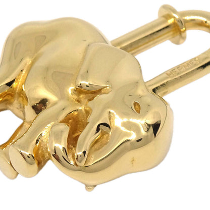 Hermes 1988 Elephant Cadena Gold Small Good