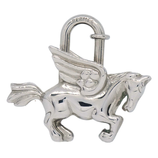 Hermes 1993 Le Cheval Pegasus Cadena Silver Small Good