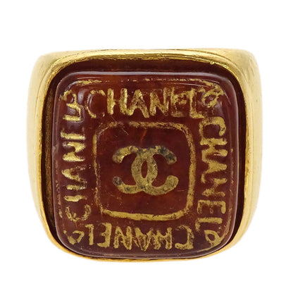 Chanel Ring Gold Gripoix #53