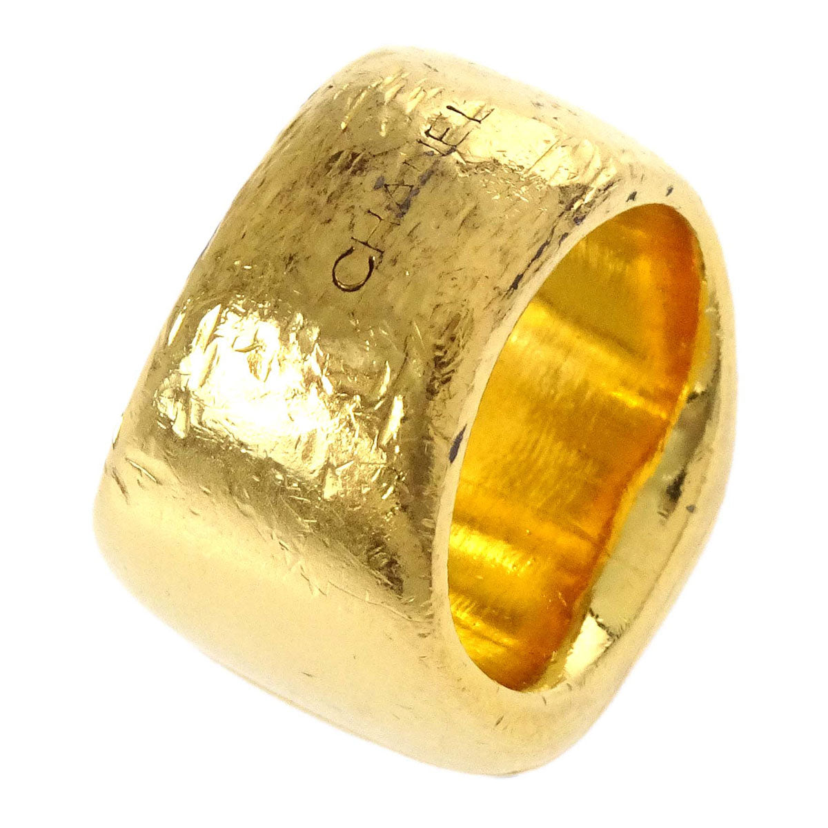 Chanel Ring Gold Gripoix #53