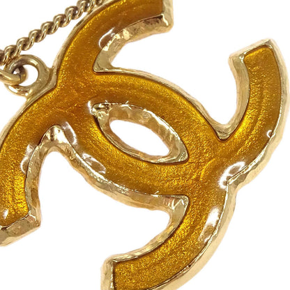 Chanel Gold CC Pendant Necklace B11C
