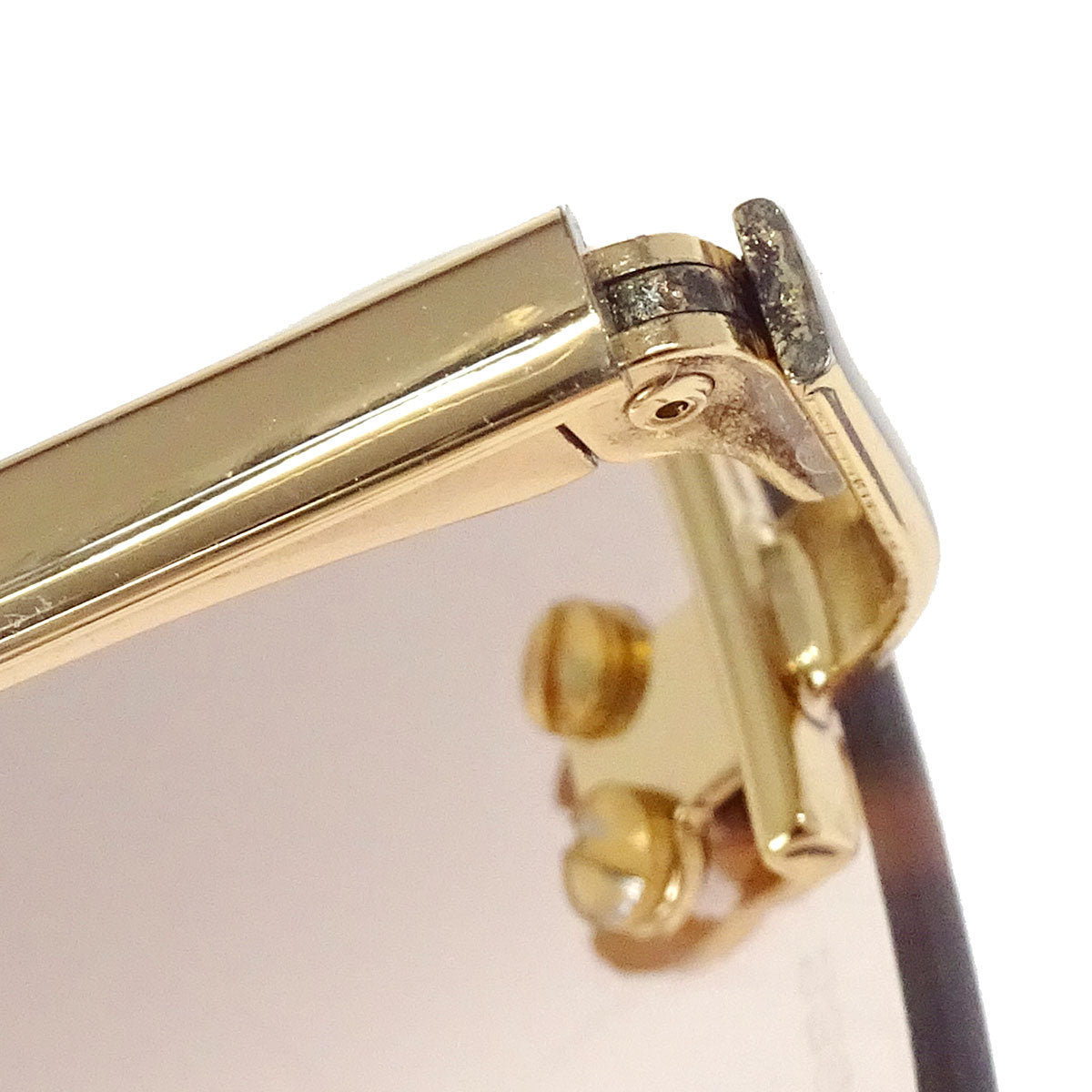 Chanel Sunglasses Eyewear Brown Rhinestone 56□16 130 Small Good