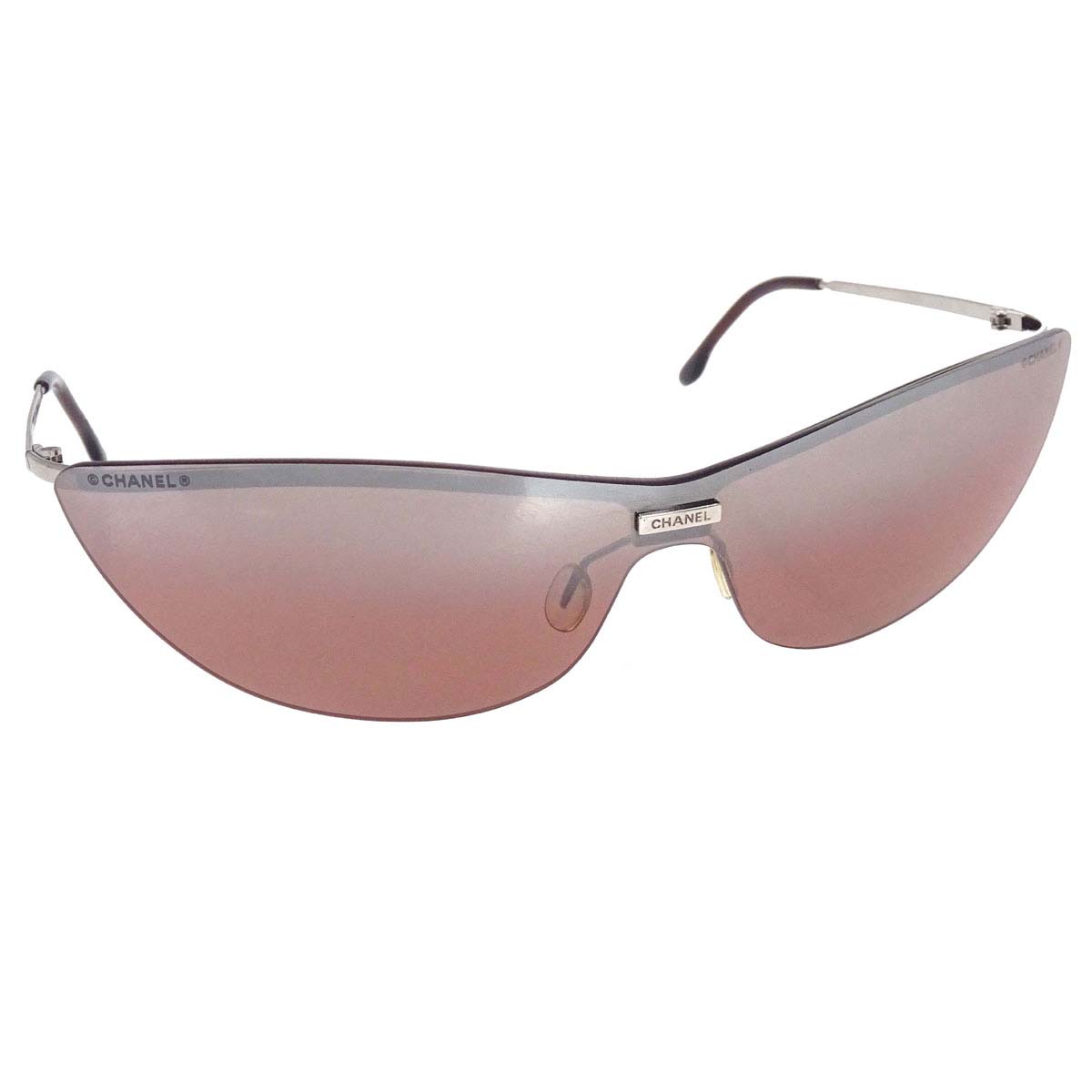 Chanel Sunglasses Eyewear Brown Small Good