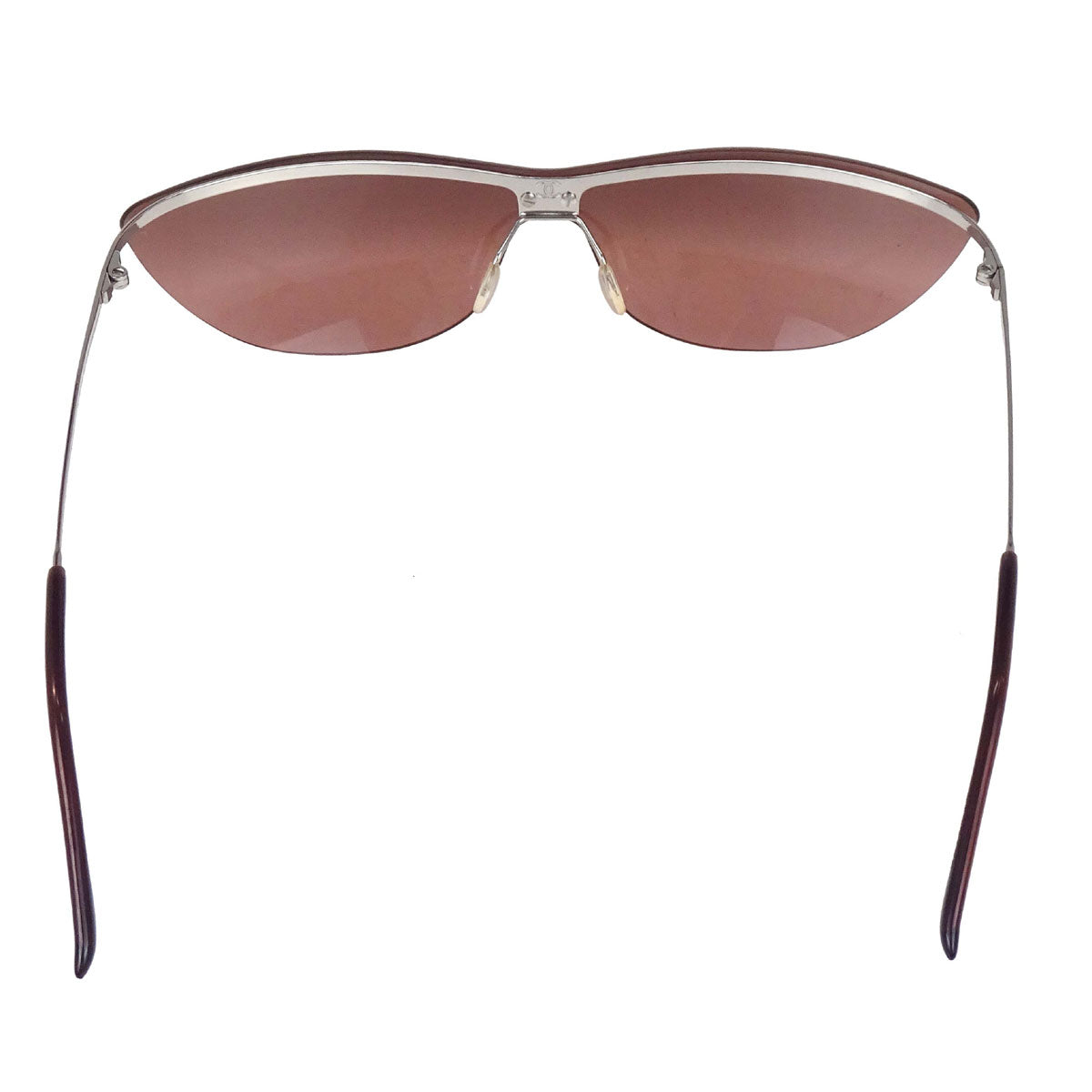 Chanel Sunglasses Eyewear Brown Small Good