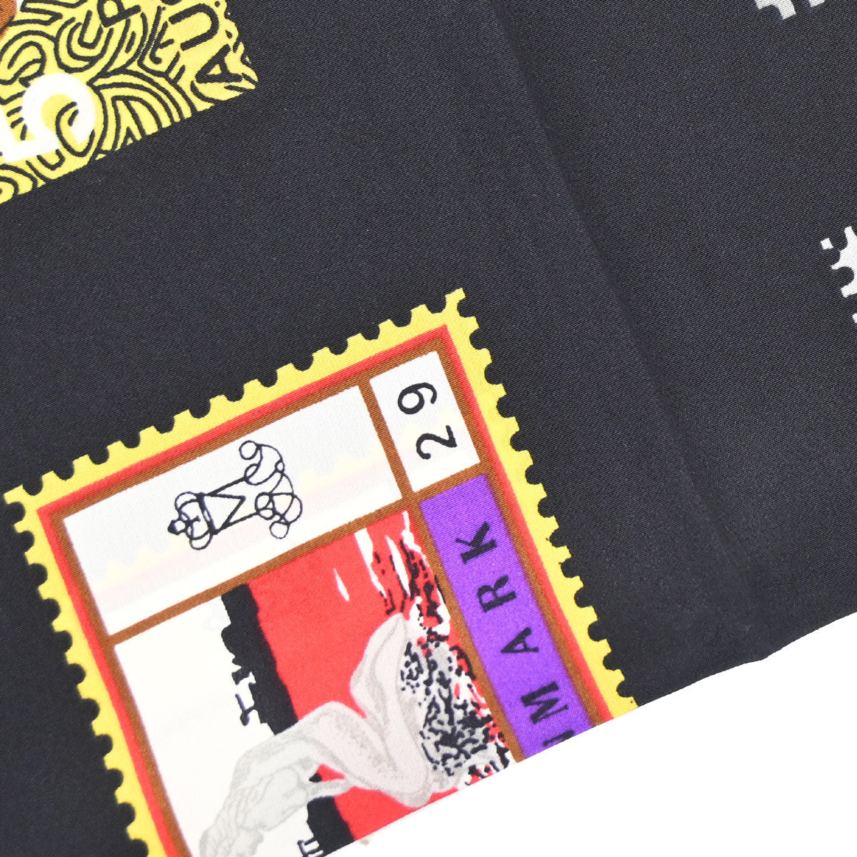 Chanel Black Scarf Stamp Small Good