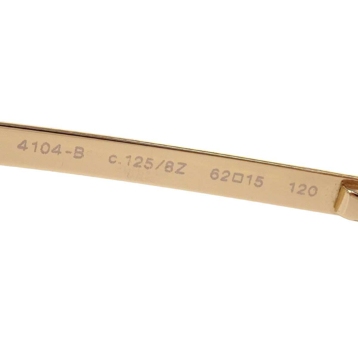 Chanel Sunglasses Eyewear Brown Rhinestone 62□15 120 Small Good