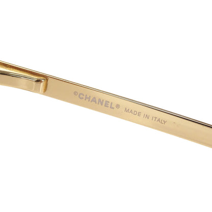 Chanel Sunglasses Eyewear Brown Rhinestone 62□15 120 Small Good