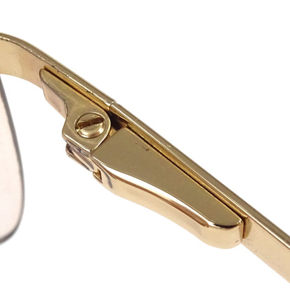 Chanel Sunglasses Eyewear Brown Rhinestone 62□15 120 Small Good