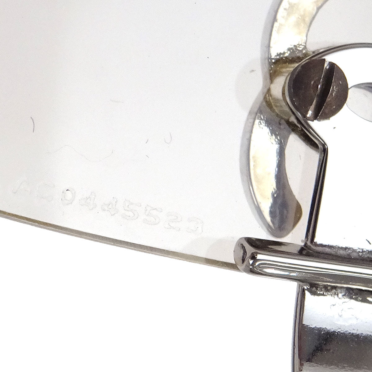 Chanel Sunglasses Eyewear Gray Rhinestone 62□15 120 Small Good