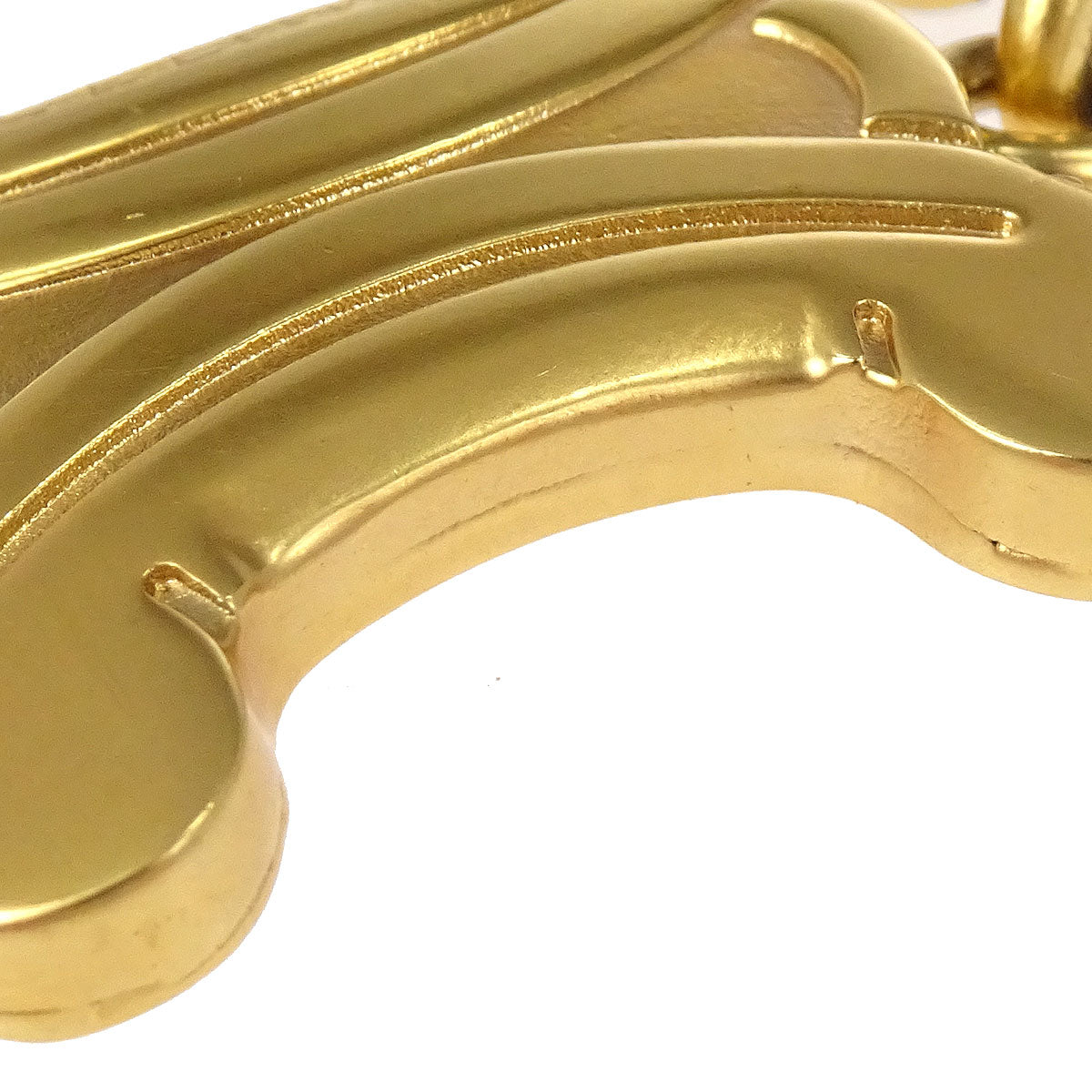 Celine Gold Chain Macadam Pendant Necklace