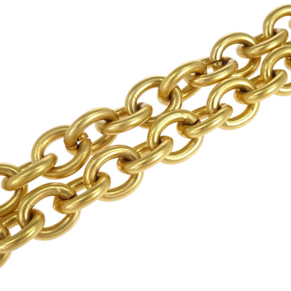 Celine Gold Chain Macadam Pendant Necklace