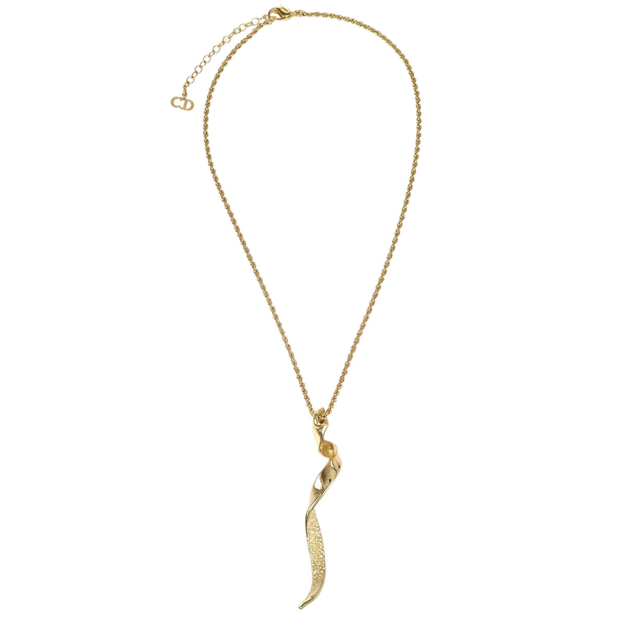 Christian Dior Necklace Pendant Gold