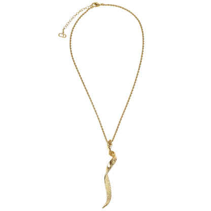 Christian Dior Necklace Pendant Gold