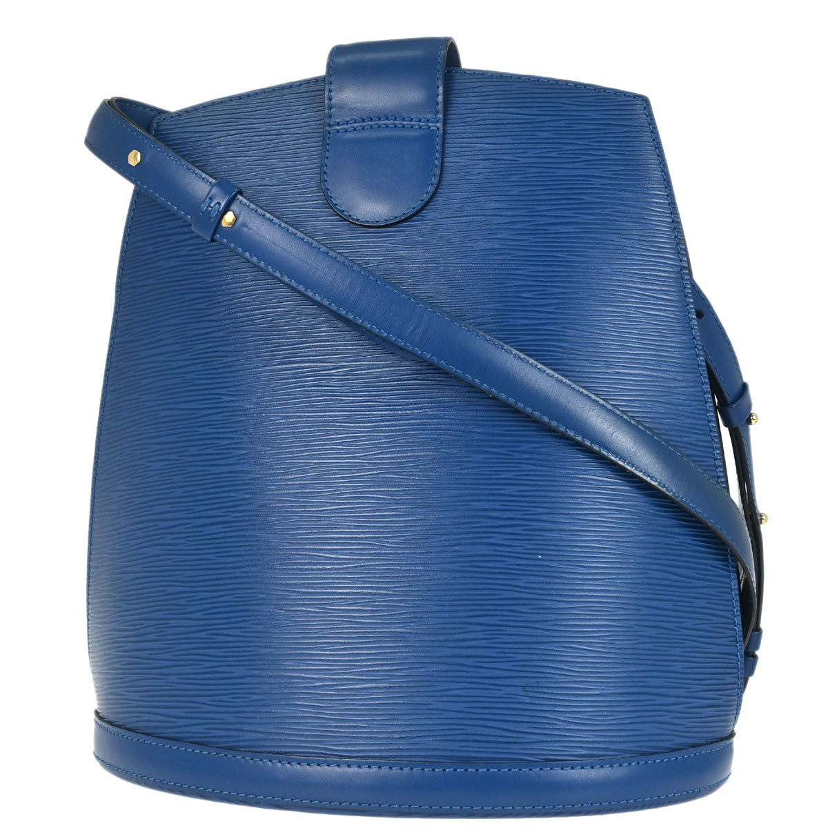 Louis Vuitton 1997 Blue Epi Cluny Shoulder Bag M52255
