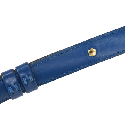 Louis Vuitton 1997 Blue Epi Cluny Shoulder Bag M52255