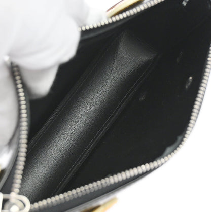 Louis Vuitton Black Vernis Flower Lexington Handbag M92245