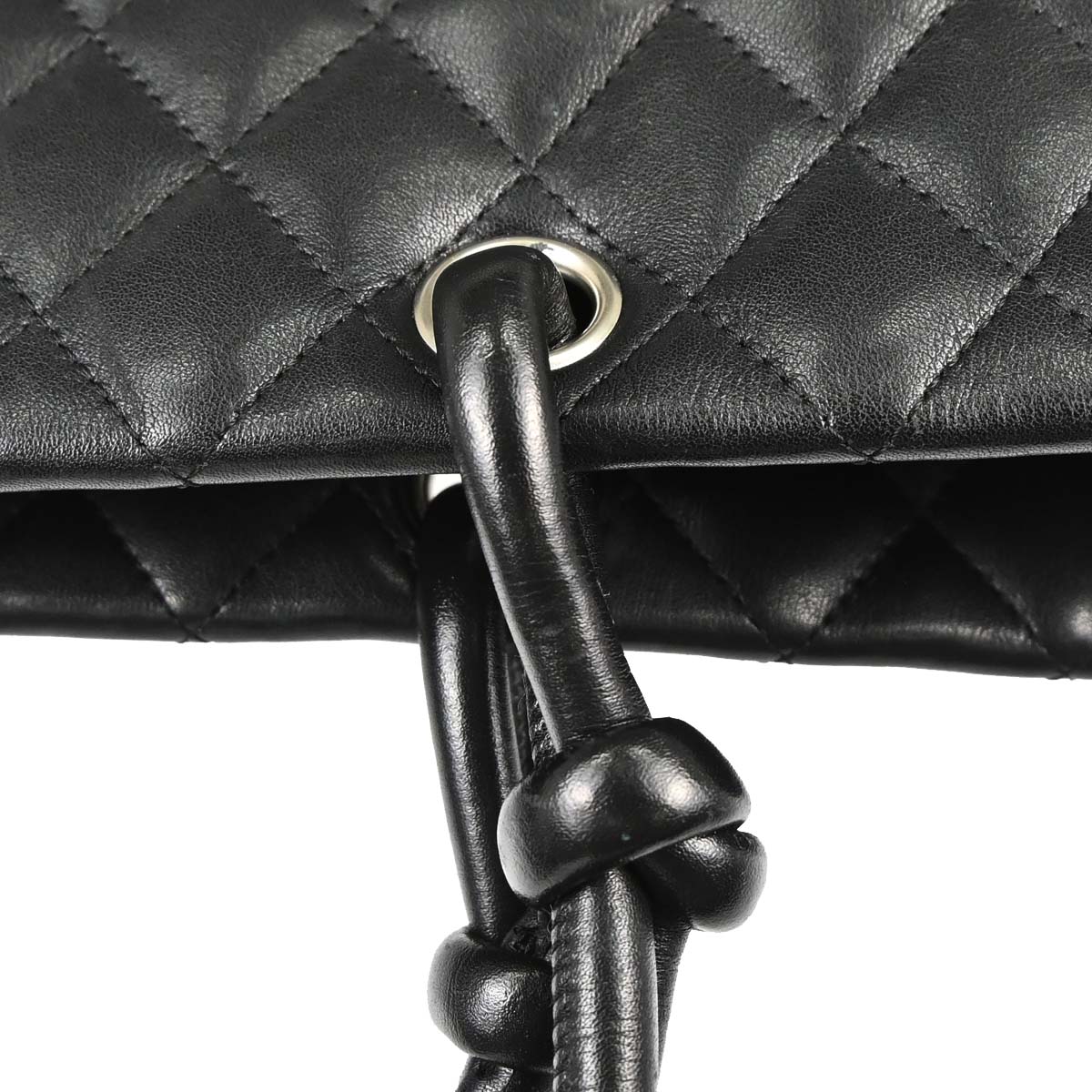 Chanel 2005-2006 Black Calfskin Cambon Ligne Tote Handbag