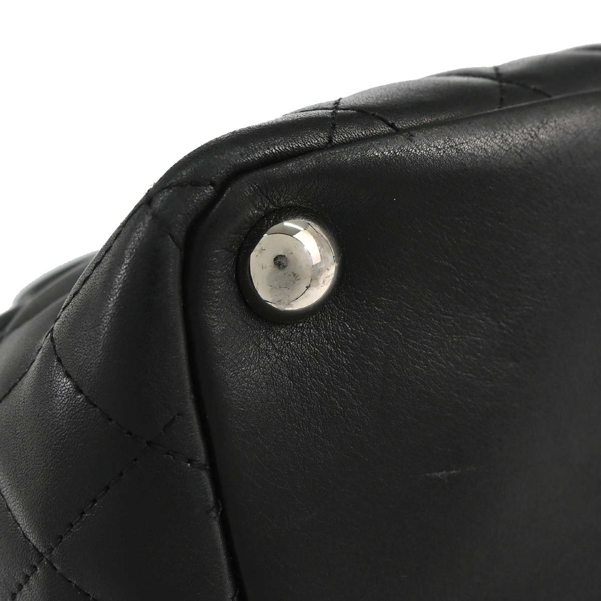 Chanel 2005-2006 Black Calfskin Cambon Ligne Tote Handbag