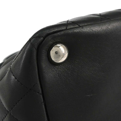 Chanel 2005-2006 Black Calfskin Cambon Ligne Tote Handbag