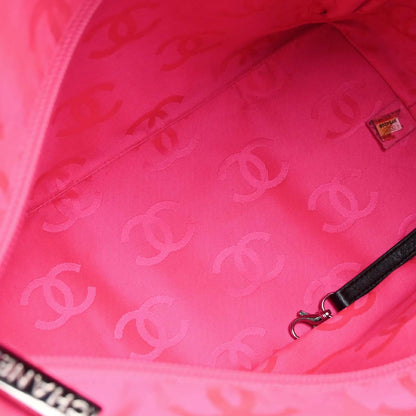Chanel 2005-2006 Black Calfskin Cambon Ligne Tote Handbag