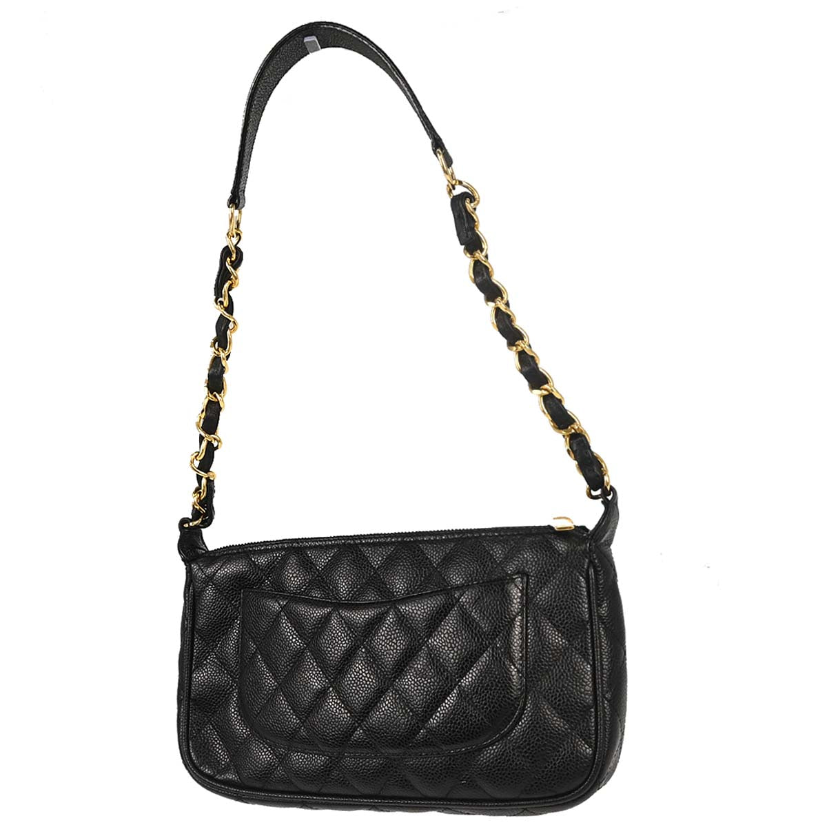 Chanel 2005-2006 Black Caviar Skin Handbag