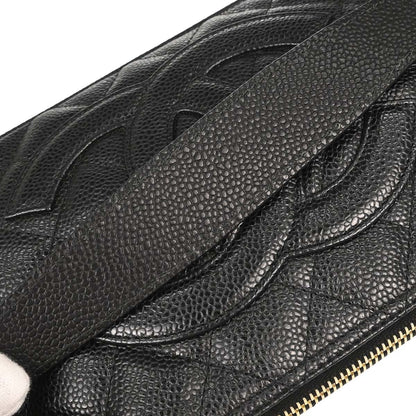 Chanel 2005-2006 Black Caviar Skin Handbag