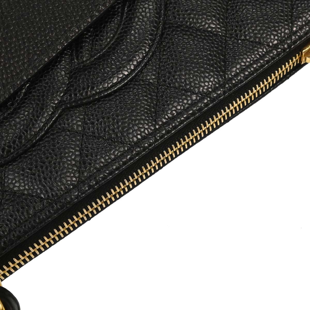 Chanel 2005-2006 Black Caviar Skin Handbag