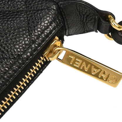 Chanel 2005-2006 Black Caviar Skin Handbag