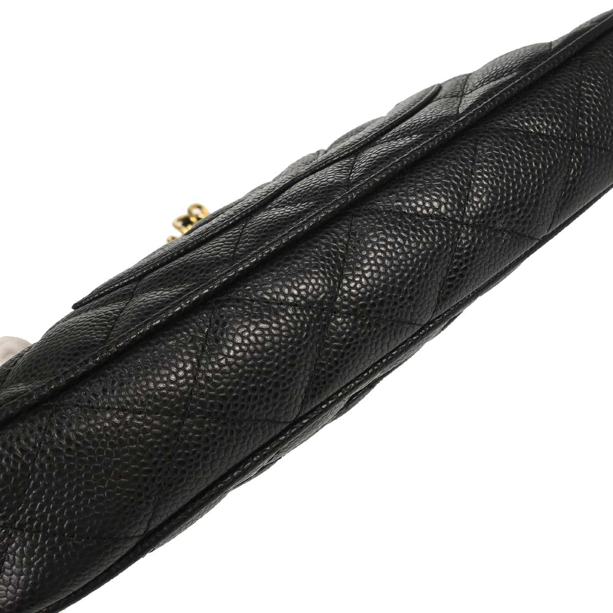 Chanel 2005-2006 Black Caviar Skin Handbag