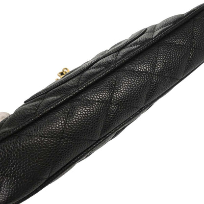 Chanel 2005-2006 Black Caviar Skin Handbag