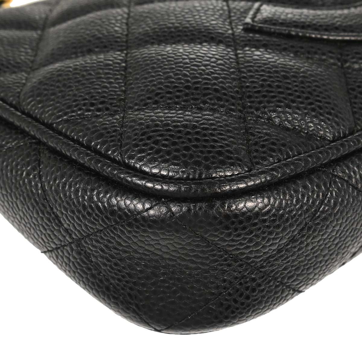 Chanel 2005-2006 Black Caviar Skin Handbag