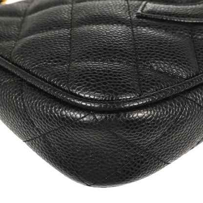 Chanel 2005-2006 Black Caviar Skin Handbag