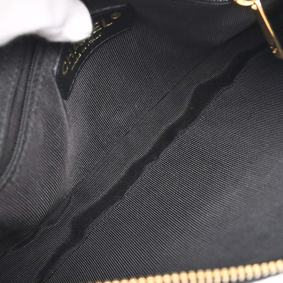 Chanel 2005-2006 Black Caviar Skin Handbag