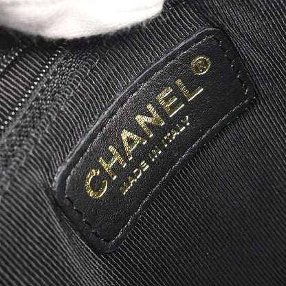 Chanel 2005-2006 Black Caviar Skin Handbag