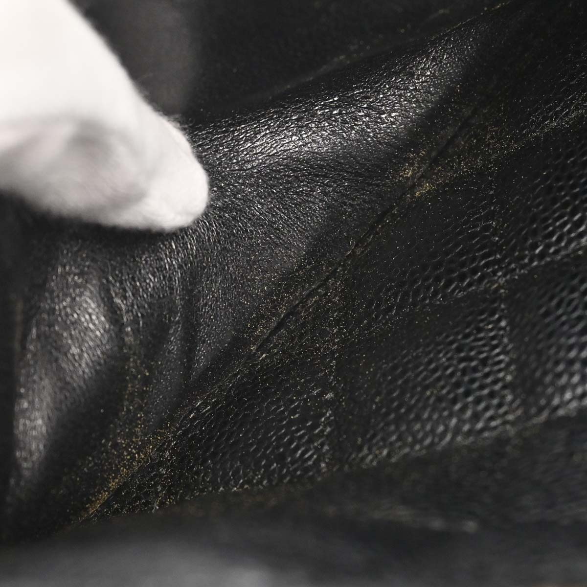 Chanel 2005-2006 Black Caviar Skin Handbag