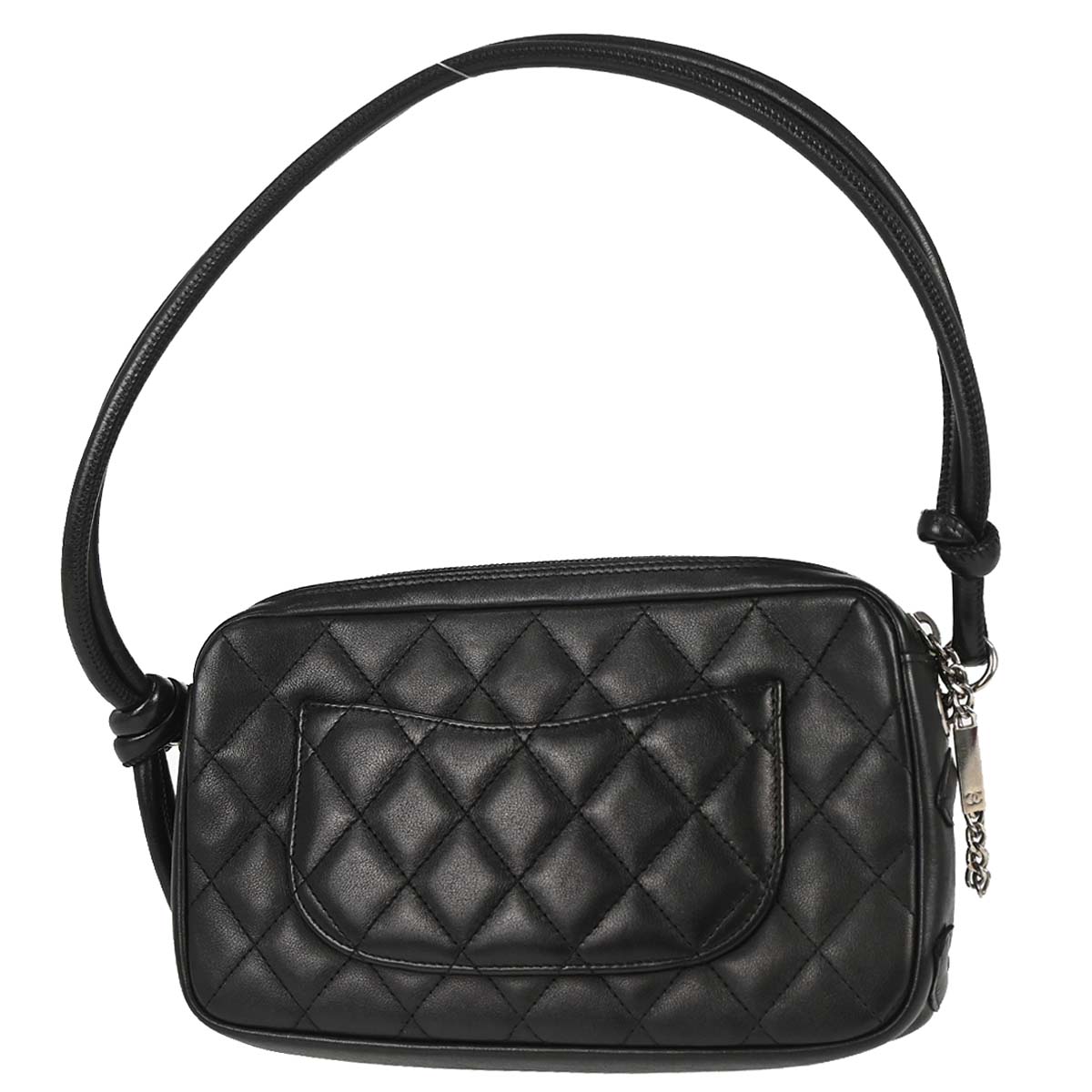 Chanel 2005-2006 Black Calfskin Cambon Ligne Handbag