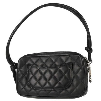 Chanel 2005-2006 Black Calfskin Cambon Ligne Handbag