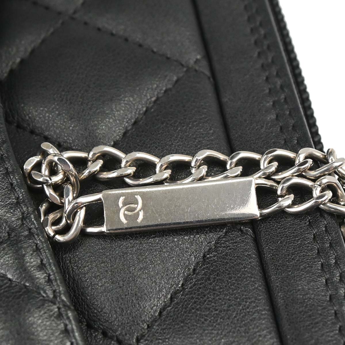 Chanel 2005-2006 Black Calfskin Cambon Ligne Handbag